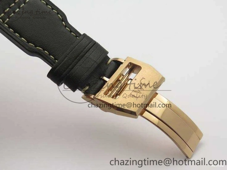 MIROTIME 0125 Popular Big Pilot Real PR IW502706 RG YLF 1:1 Best Edition Brown Dial On Calfskin Strap A 7223